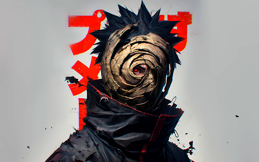 Obito Uchiha with mask :: Transform your new tab with a live HD video wallpaper of Obito Uchiha in his iconic mask, enhancing your browsing experience.