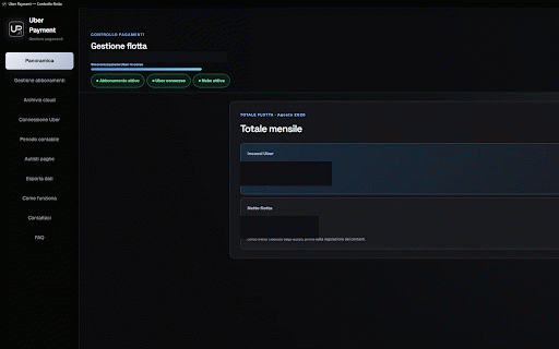 Uber Payment – Uber synchronization :: Synchronize fleet data from the authenticated Uber portal with Uber Payment.