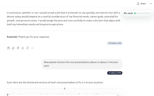 ChatGPT Context Counter :: Estimates ChatGPT conversation context usage from visible chat history with an in-page overlay.