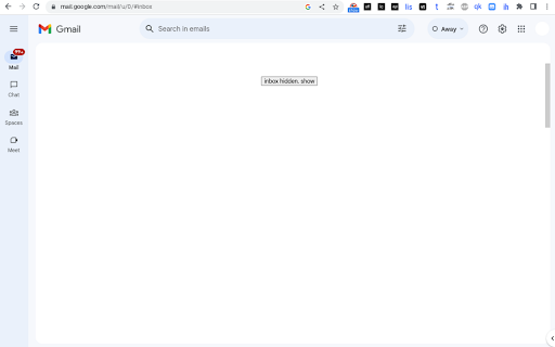 inbox hide for gmail :: Choose when to show your email inbox.