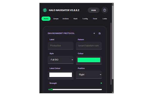 Halo Navigator :: Visual indicators for Halo environments.