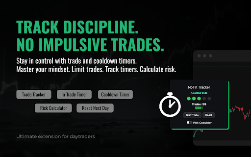 NoTilt Tracker :: NoTilt helps you stay emotionally balanced, manage daily trade limits, and build long-term discipline in your trading.