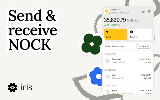 Iris Wallet :: Iris Wallet - Browser Wallet for Nockchain
