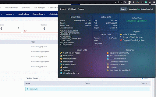 Anchor :: Chrome extension built to aid in working with IdentityNow