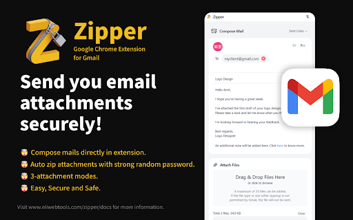 Zipper :: Securely send your files instantly with Zipper. No hassle, simple and safe.