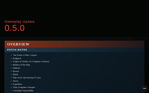 PoE2Dire :: Render Path of Exile patch notes in a Dota-style format.
