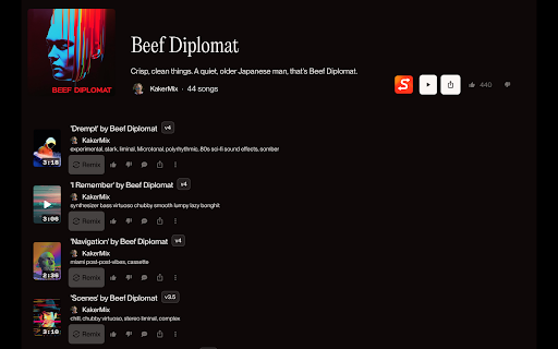 Suno Shuffle :: Chrome extension to add shuffle functionality onto the suno.com playlists page