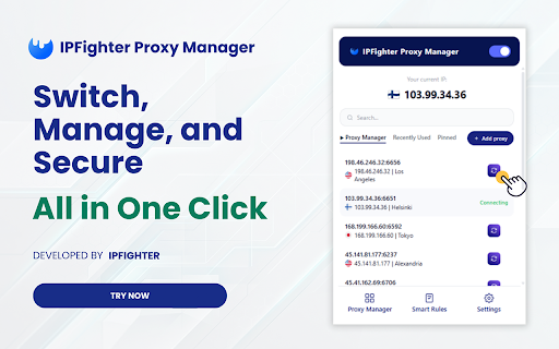 IPFighter Proxy Manager :: Professional proxy manager with smart rules, privacy protection & multi-proxy support