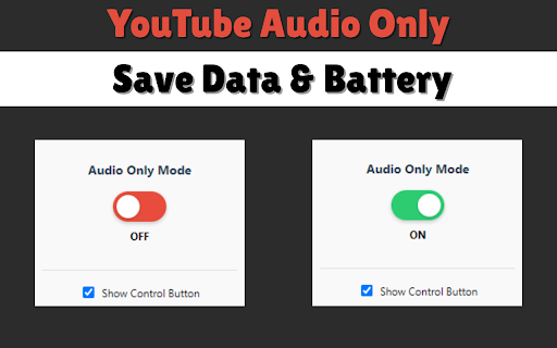 YouTube Audio Only | Save Data & Battery :: Save bandwidth and battery by switching YouTube to audio-only mode. Reduce data usage while still enjoying your favorite content.