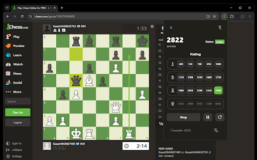 Chessalka :: A chess analysis bot for browser-based chess games
