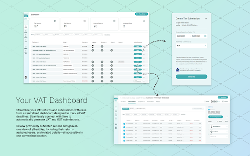 generate.TAX VAT Companion :: VAT companion for Xero, QuickBooks and soon for Zoho Books & Excel. Monitor VAT returns, copy figures into Government tax portals.