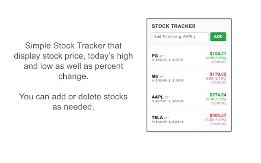 KDO Stock Tracker :: This Stock Tracker allows users to build a custom watchlist and view real-time price updates for their favorite stocks directly in…