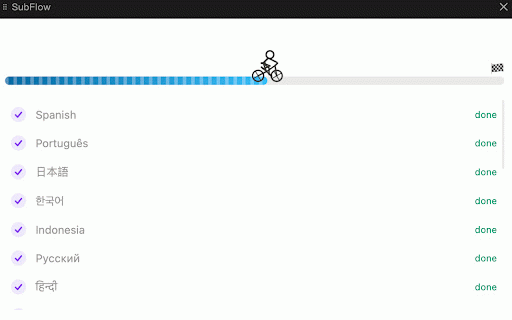 SubFlow :: Translate YouTube video titles and upload multilingual subtitles automatically