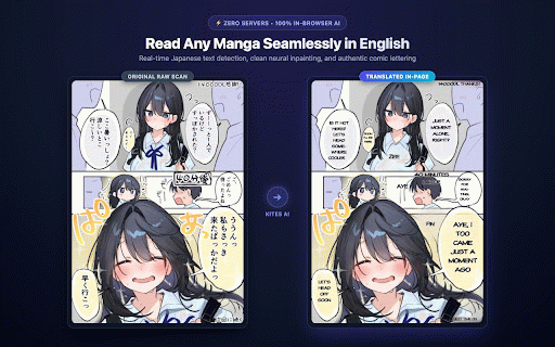 Kites: Local-First Manga Translator :: Translate manga and images with spatial awareness with zero-cost