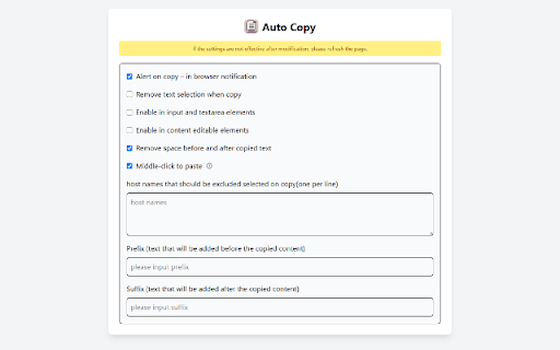 Auto Copy :: Automatically copy selected text to the clipboard.