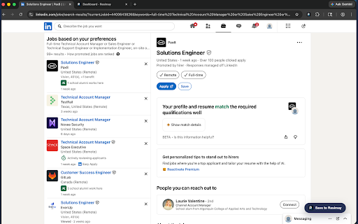 Resimay: Save Jobs Instantly :: Save jobs from LinkedIn, Indeed, and Glassdoor to your Resimay tracker in one click. Auto-tailor resumes, learn from rejections.