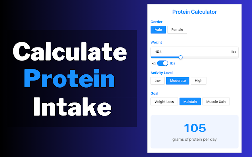 Protein Calculator :: Use Protein Calculator to determine how much protein per day you need. With one click, quickly calculate your daily protein intake
