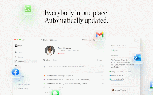 Clay :: A tool for building relationships and growing your network.