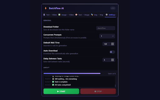 BatchFlow AI - Auto Veo 3, Nano Banana & Bulk Generator for Google Flow :: Batch generate AI videos & images on Google Flow. Auto Veo 3.1, Nano Banana Pro, bulk download. Free tier included.