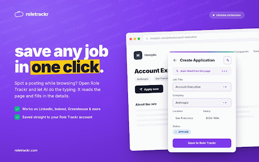 Role Trackr :: Track and manage your job search journey with Role Trackr