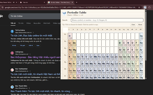 Full Periodic Table — Classic :: A full periodic table (1–118) in a timeless, classic UI. Offline, fast, and private.