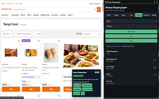 Grocery Shopping Agent :: Local-first meal planning and grocery shopping assistant.