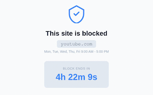 Lockdown :: Block distracting websites on a schedule