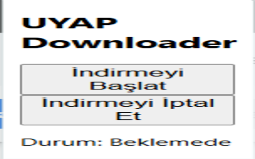 Vatandas UYAP Downloader :: Vatandaş UYAP dosyalarınızı tek tıkla indirin!
Zamandan kazanın, evraklarınızı güvenli ve eksiksiz şekilde bilgisayarınıza kaydedin.