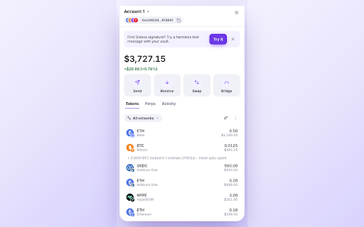 Locker Protocol Wallet :: Air-gapped multi-chain wallet, drop-in MetaMask replacement. QR signing, works with any dApp. Keys never touch this device.