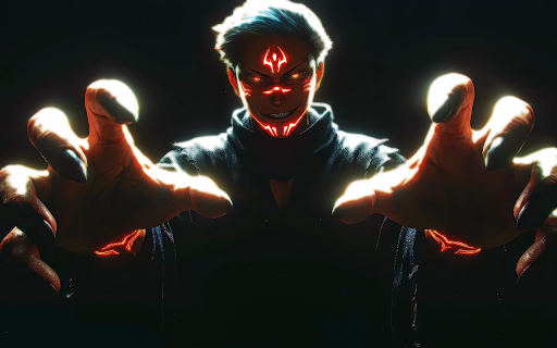 Ryomen Sukuna Eternal Curse Live Wallpaper :: Experience the chilling presence of Ryomen Sukuna in this HD live video wallpaper, turning every new tab into a cursed realm.