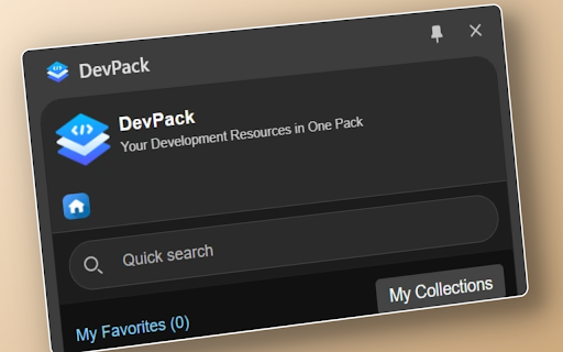DevPack :: A Chrome extension packed with top-tier developer resources all in one place.