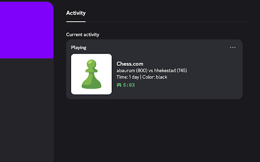 Chess Discord Presence Extension :: Base Level Extension