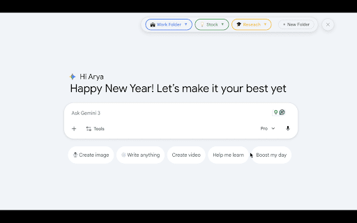Gem Folder Manager :: Organize your Gemini chats into custom folders.