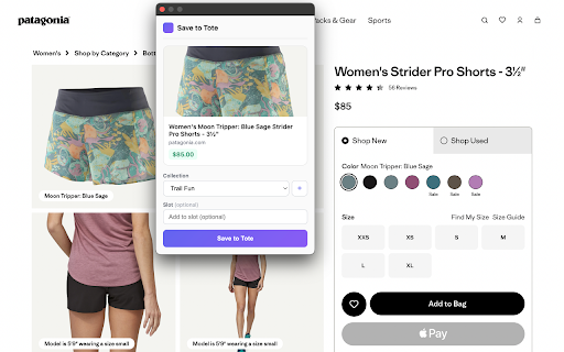 Tote :: One place, every store. Save anything from the web.