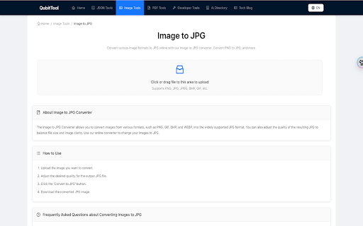 QubitTool - Developer Tools & JSON :: 100+ ultimate developer tools. JSON formatter, Base64 encoder, image compressor, Regex tester, and more. 100% offline.