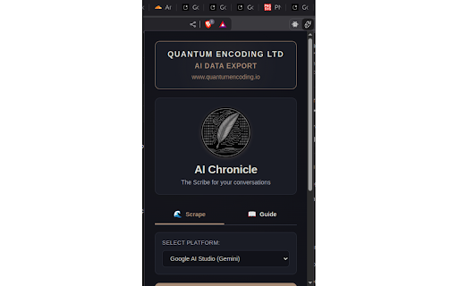 AI Chronicle - The Scribe :: The Scribe for your AI conversations - by Quantum Encoding Ltd