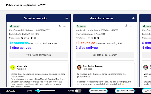 PulpoIA :: Encuentra anuncios ganadores sin perder tiempo.
Con PulpoIA puedes:
- Filtrar anuncios según la cantidad de duplicados.
- Cargar…