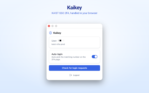 Kaikey :: Kaikey 2FA helper extension