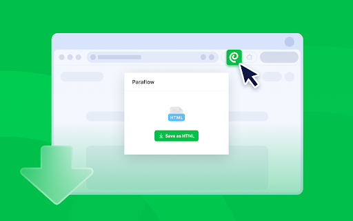 Save as HTML for Paraflow :: Save any web page as HTML and import it into Paraflow for full editing and repurposing.