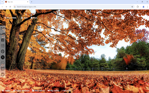 Autumn Wallpaper :: Autumn Wallpaper turn new tab to custom HD Autumn background. Autumn wallpaper background themes created for fans.