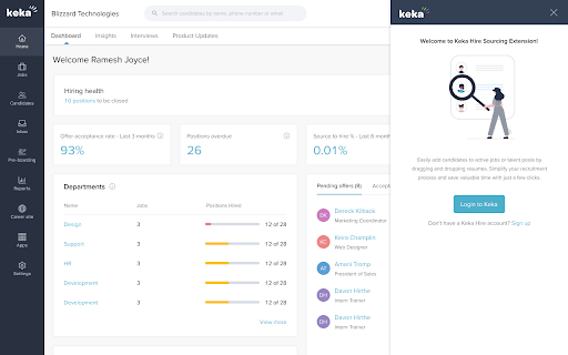 Keka Hire :: Keka hire sourcing extension