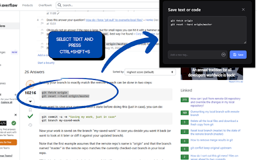 Notegrip :: Quickly save any text or code snippet from a web page using a hotkey. Stay organized and revisit it anytime.