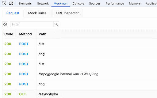 Mockman :: DevTools Extension, Easy to Mock Request