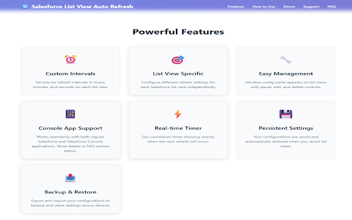 Salesforce List View Auto Refresh :: Automatically refresh Salesforce list views at custom intervals