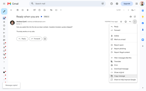 MailContext :: Copy a Gmail message or thread as clean Markdown—ready to paste.