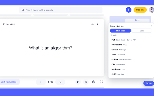 Quizlet Exporter: Flashcards and Quiz Export :: Easily export your Quizlet sets and download your flashcards and quizzes as CSV, JSON, Anki and other popular formats.