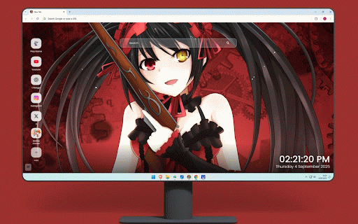 Kurumi Tokisaki Wallpaper :: Elegant Kurumi Tokisaki wallpaper featuring Date A Live's mysterious Spirit in gothic style poses.