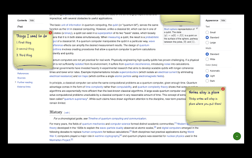 Sticky Notes Everywhere v2.0 :: Place sticky notes anywhere on a webpage and pin them exactly to where you left them.