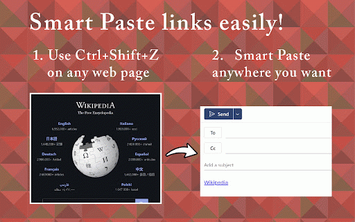 Smart Paste :: Format and copy links with a pretty format