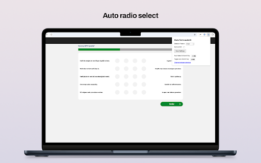 Auto Radio Select :: Automatically selects radio buttons and submits the form.